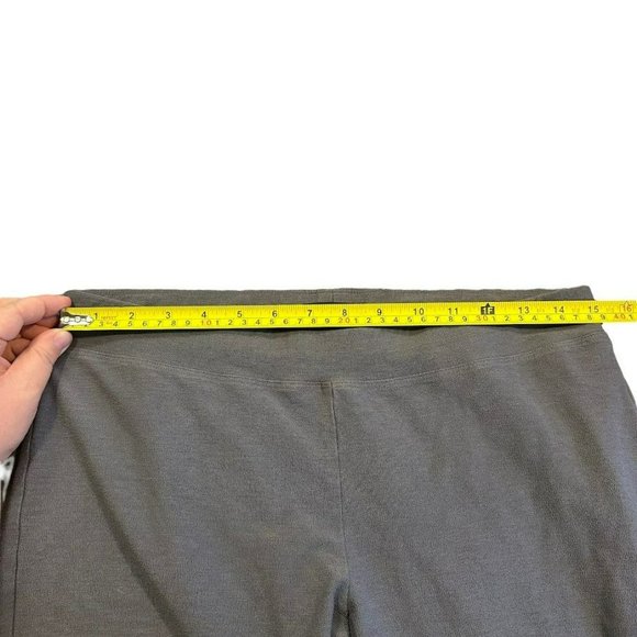 Eileen Fisher Gray Viscose Blend Stretch Slim Leg Dress Pants Womens S - Picture 4 of 6